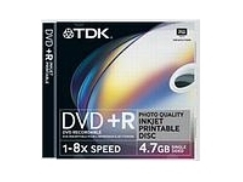 TDK DVD-R+ TDK ri-masterizzabile capienza 4.7 GB 16x 